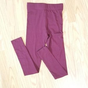 Maroon leggings